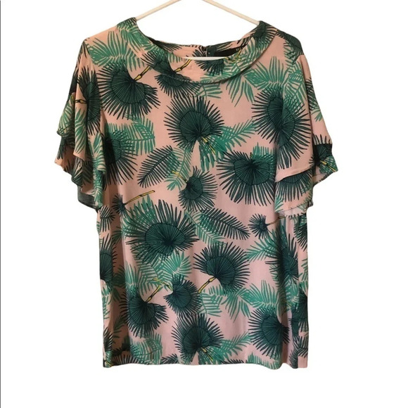 Palm leaves blouse - Picture 15 of 15